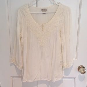 Lucky Brand Embroidered Blouse